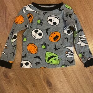 Disney Nightmare Before Christmas Gray Shirt size 3T